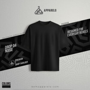 Trendy Solid color drop shoulder